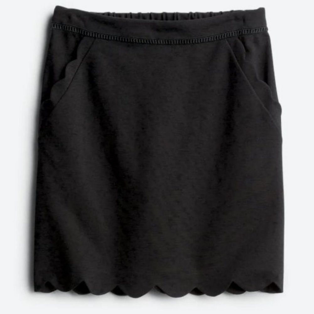 Scallop Hem Skirt XL